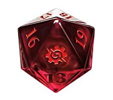 Oversized Spindown Die D20 The Brothers' War - Urza Theme