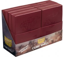 Dragon Shield Cube Shell Blood Red (8 stuks)