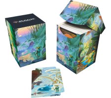 Ultra Pro Magic: the Gathering - Bloomburrow Pro 100+ Deckbox: Island Four Seasons