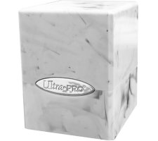 Ultra Pro - Marble Satin Cube Deckbox: White / Black