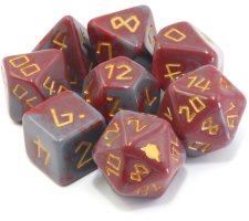 Dice Goblin - Session #1 RPG Dice Set: The Gunslinger (8 stuks)