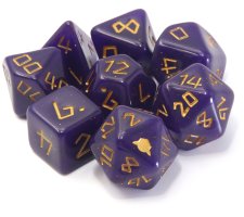 Dice Goblin - Session #1 RPG Dice Set: The Seer (8 pieces)