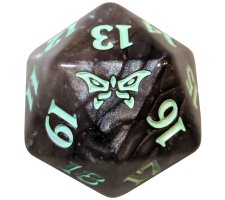 Magic: the Gathering - Duskmourn: House of Horror Nightmare Bundle Oversized Spindown Die D20: Glow in the Dark