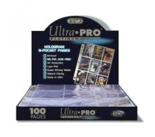 9 Pocket Pages Top Loading Clear Platinum (100 pieces)