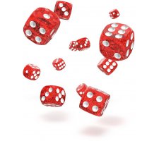 Oakie Doakie Dice Set D6 Speckled: Red (36 pieces)