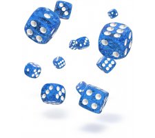 Oakie Doakie Dice Set D6 Speckled: Blue (36 pieces)