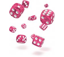 Oakie Doakie Dice Set D6 Speckled: Pink (36 pieces)