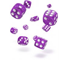 Oakie Doakie Dice Set D6 Speckled: Purple (36 pieces)