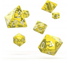 Oakie Doakie Dice Set RPG Translucent: Yellow (7 pieces)