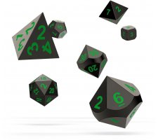 Oakie Doakie Dice Set RPG Metal: Matrix (7 pieces)