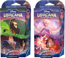 Disney Lorcana - Shimmering Skies Starter Deck (set of 2 including 2 boosters)