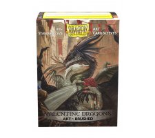 Dragon Shield Art Sleeves Brushed Valentine Dragons 2021 (100 stuks)
