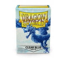 Dragon Shield Sleeves Matte Clear Blue (100 pieces)