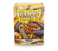 Dragon Shield Sleeves Matte Gold (100 pieces)