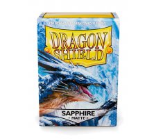 Dragon Shield Sleeves Matte Sapphire (100 pieces)