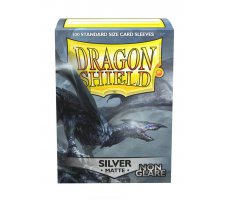 Dragon Shield Sleeves Matte Silver Non-Glare (100 stuks)