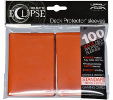 Eclipse Deck Protectors Pumpkin Orange (100 pieces)