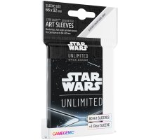 Gamegenic Star Wars: Unlimited - Art Sleeves: Card Back Black (60 pieces)