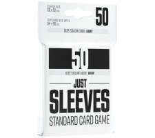 Just Sleeves - Standard Card Game Sleeves: Black (50 pieces)