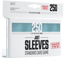 Just Sleeves - Standard Card Game Sleeves Value Pack: Clear (250 stuks)