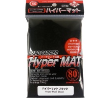 KMC Sleeves Hyper Matte Black (80 pieces)