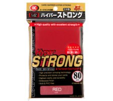 KMC Sleeves Hyper Strong Red (80 pcs)