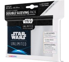 Gamegenic Star Wars: Unlimited - Double Sleeving Pack: Card Back Blue (60 pieces)
