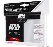 Gamegenic Star Wars: Unlimited - Double Sleeving Pack: Card Back Red (60 pieces)