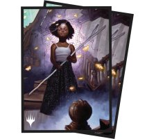 Ultra Pro Magic: the Gathering - Duskmourn: House of Horror Commander Sleeves: Aminatou, Veil Piercer