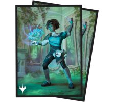 Ultra Pro Magic: the Gathering - Duskmourn: House of Horror Commander Sleeves: Zimone, Mystery Unraveler (100 pieces)