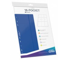 Ultimate Guard 18 Pocket Pages Side Loading Blue (10 pieces)