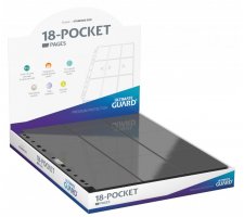 Ultimate Guard - 18 Pocket Pages Side Loading: Grey (50 stuks)
