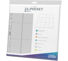 Ultimate Guard - 24-Pocket QuadRow Pages Side Loading: Clear (10 stuks)