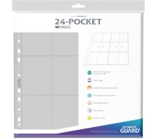 Ultimate Guard - 24-Pocket QuadRow Pages Side Loading: Transparent (10 pieces)