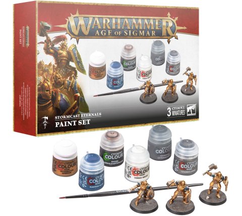 Warhammer Age of Sigmar - Stormcast Eternals Paint Set (NL/FR/DE)