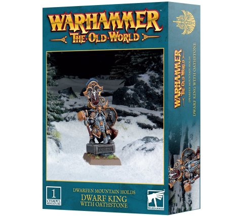 Warhammer: The Old World - Dwarfen Mountain Holds: Dwarf King with Oathstone