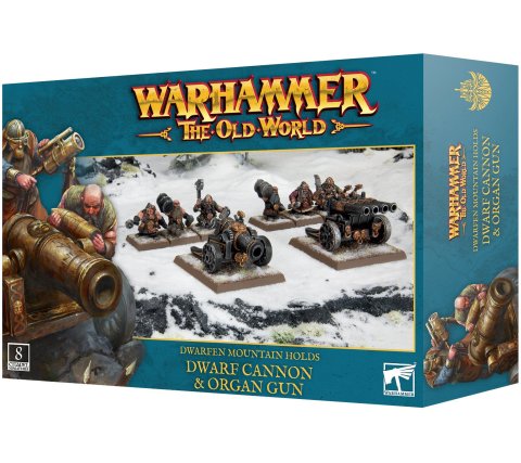 Warhammer: The Old World - Dwarfen Mountain Holds:Dwarf Cannon & Organ Gun