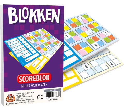 Blokken: Scoreblokken (NL)