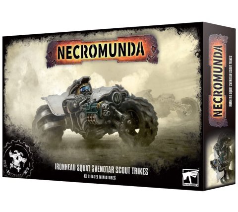 Warhammer Necromunda - Ironhead Squat Svenotar Scout Trikes