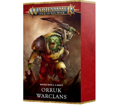 Warhammer Age of Sigmar - Warscroll Cards: Orruk Warclans (EN)