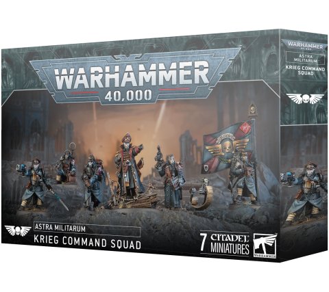 Warhammer 40K - Astra Militarum: Krieg Command Squad