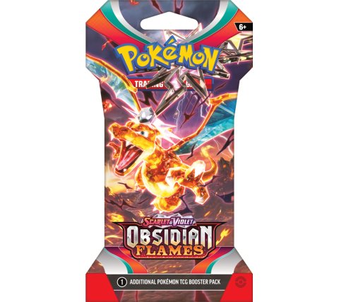 Pokemon - Scarlet & Violet Obsidian Flames Sleeved Booster