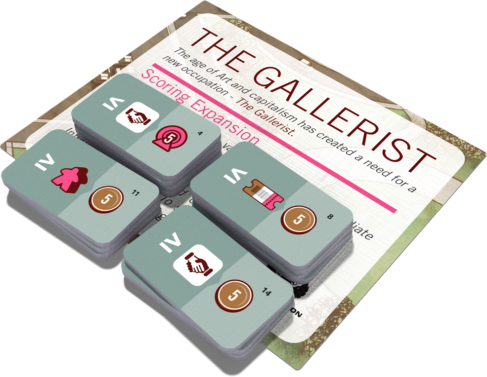 The Gallerist: Includes Upgrade Pack & Scoring Expansion (EN)