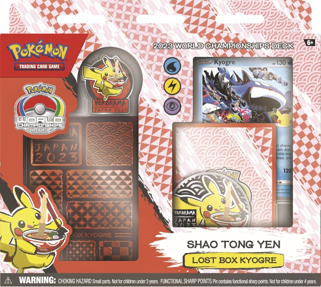 Pokemon pins and deck hotsell box