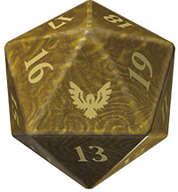 1pc. Magic The Gathering Oversized Spindown D20 Dice (With