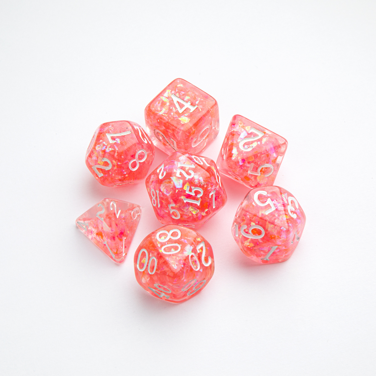 Gamegenic CANDY-LIKE SERIES - PEACH - RPG DICE SET (7 PCS