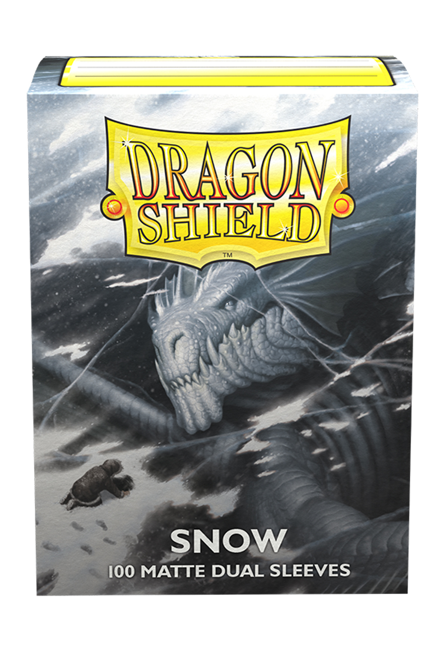 Dragon Shield Sleeves Dual Matte - Snow (100 pieces) - Dragon