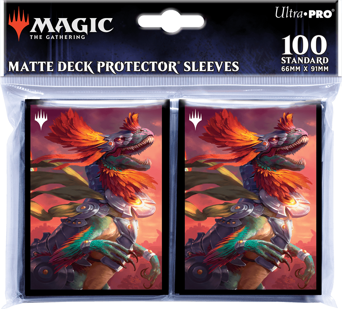 Ultra Pro Magic: the Gathering - The Lost Caverns of Ixalan Commander  Sleeves: Pantlaza, Sun-Favored (100 pieces)