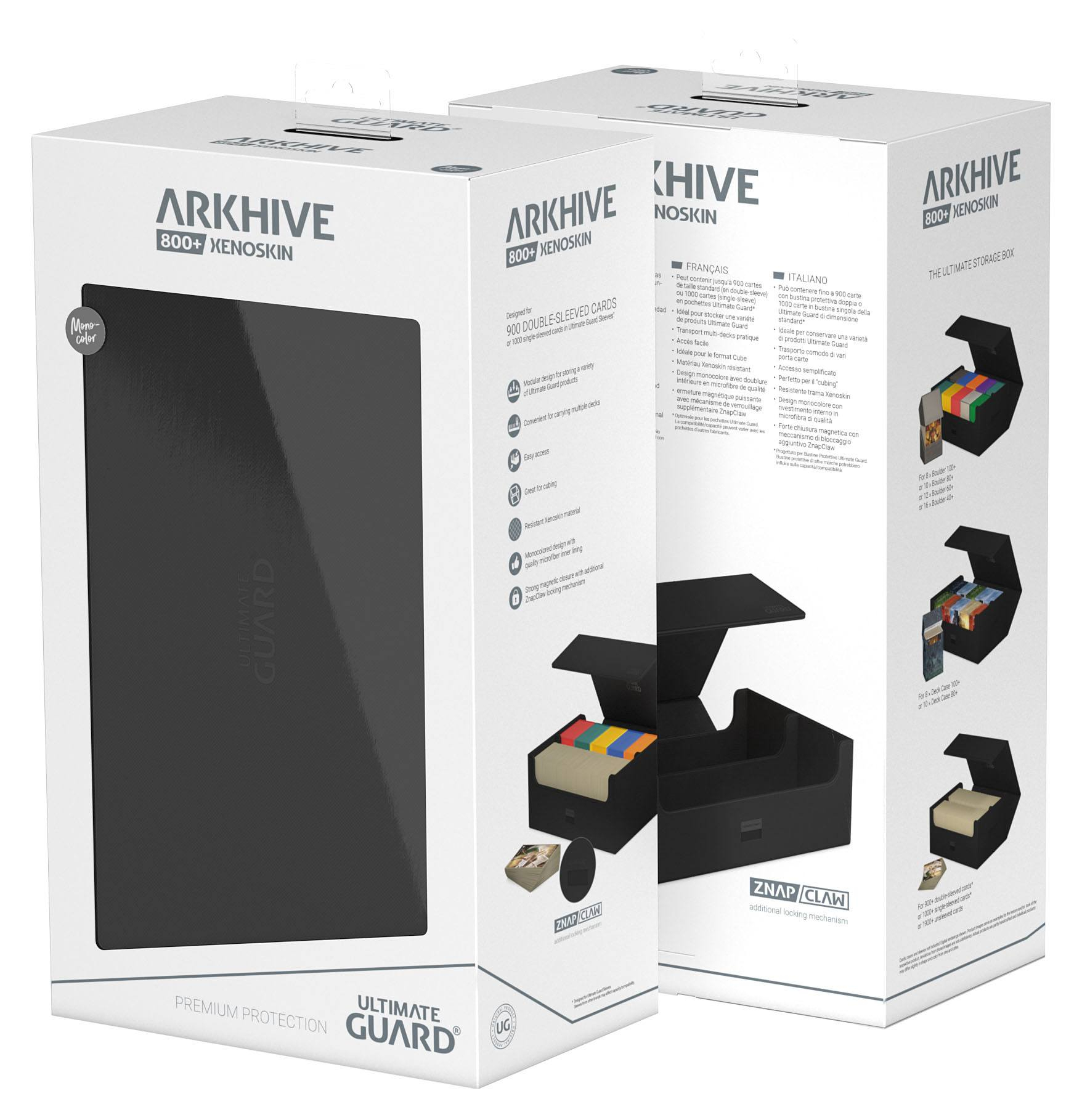 Caja Ultimate Guard Arkhive 800+ XenoSkin Monocolor Rojo – 10pristine